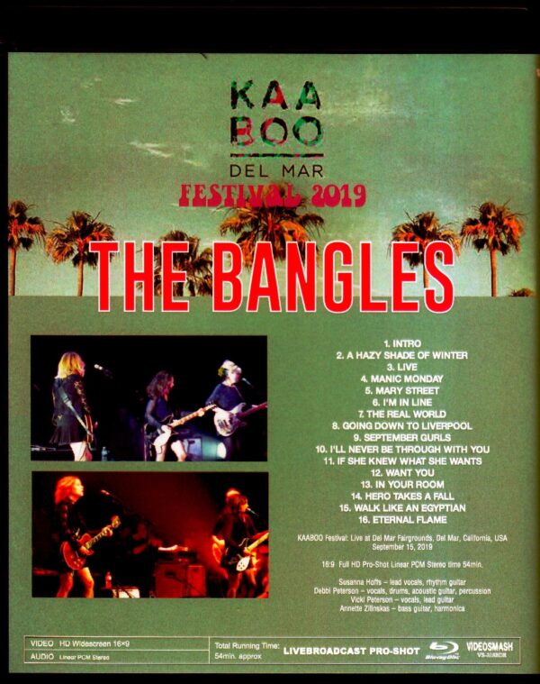 Bangles/CA,USA 2019 Blu-Ray Ver. - Image 2