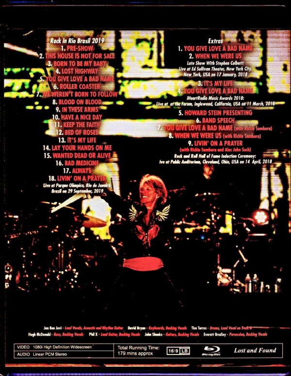 Bon Jovi/Brazil 2019 & more Blu-Ray Ver. - Image 2