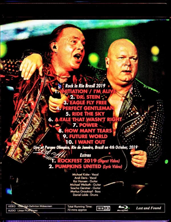 Helloween/Brazil 2019 & more Blu-Ray Ver. - Image 2