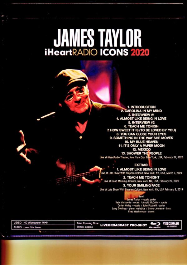 James Taylor/NY,USA 2020 & more Blu-Ray Version - Image 2