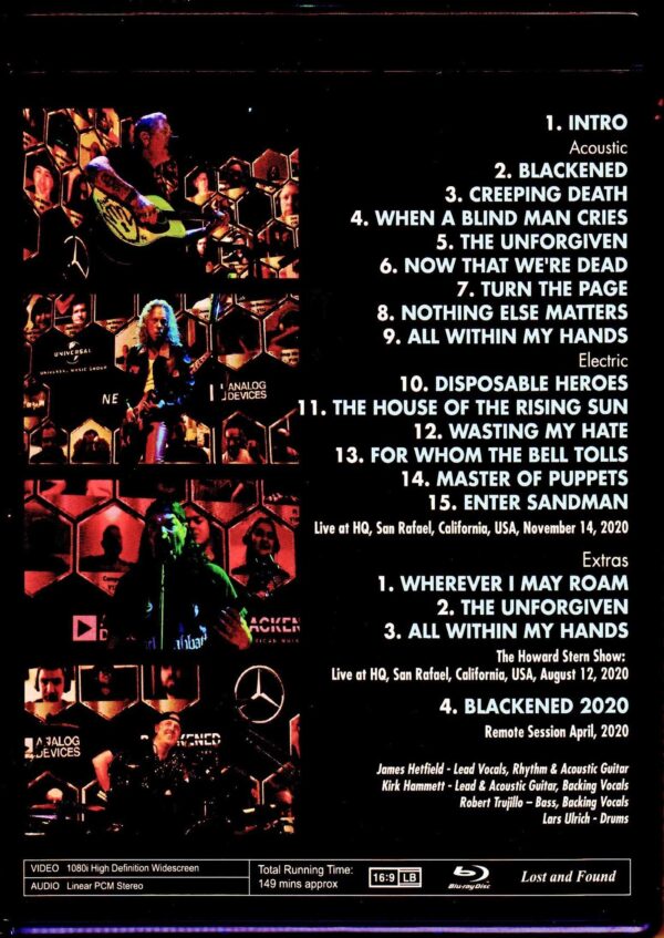 Metallica/Charity live during the self-restraint period 2020 Blu-Ray Version - Image 2