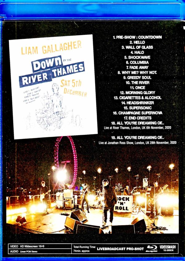 Liam Gallagher/London,UK 2020 Complete Blu-Ray Version - Image 2