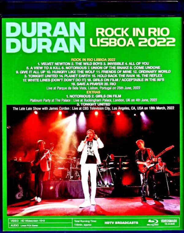 Duran Duran Duran/Portugal 2022 & more Blu-Ray Version - Image 2