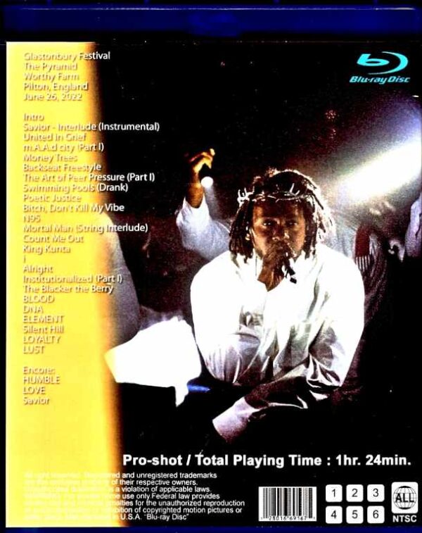 Kendrick Lamar Kendrick Lamar/England,UK 2022 Complete Blu-Ray Version - Image 2