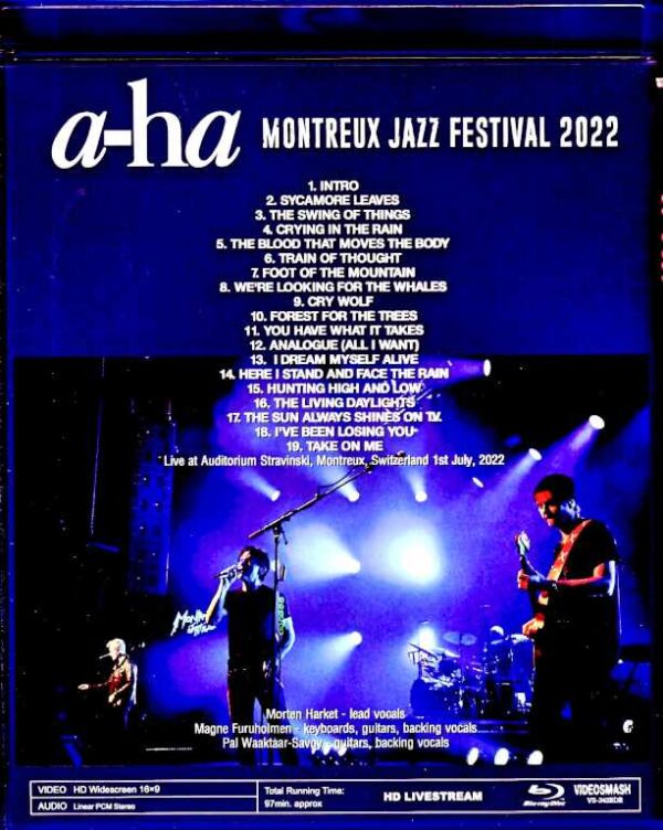 a-ha a-ha/Switzerland 2022 Blu-Ray Version - Image 2