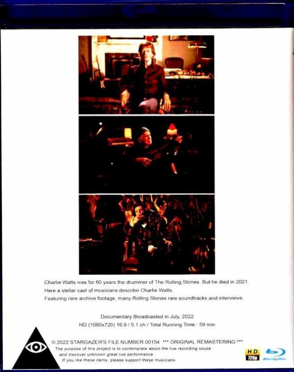 Charlie Watts: The Rolling Stones Documentary 2022 Blu-Ray Version - Image 2