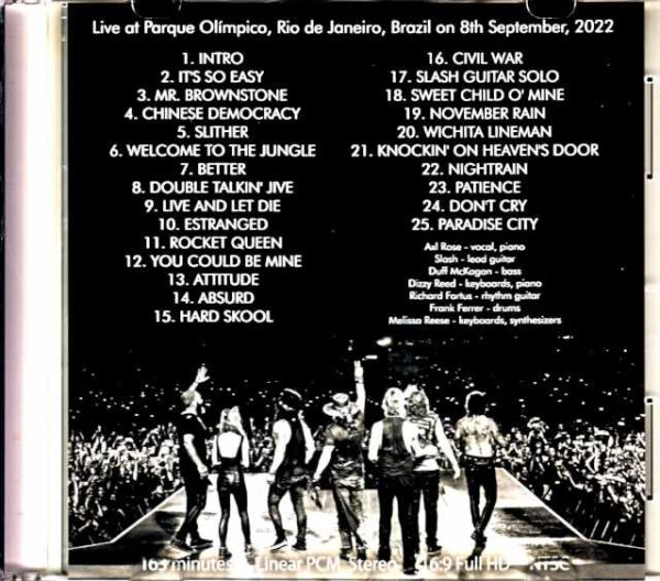 Guns N' Roses Guns N' Roses/Brazil 2022 Blu-Ray Version - Image 2
