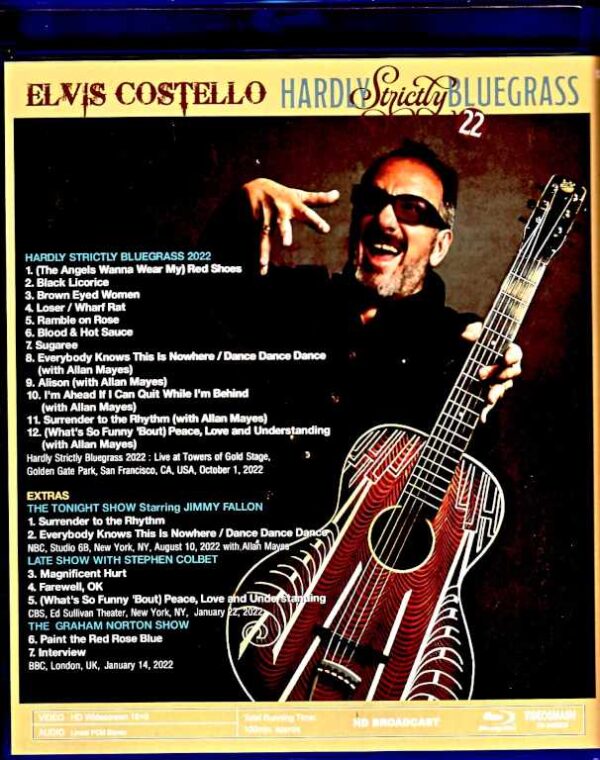 Elvis Costello Elvis Costello/CA,USA 2022 & more Blu-Ray Version - Image 2