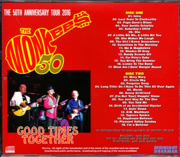 Monkees/CA,USA 2016 - Image 2