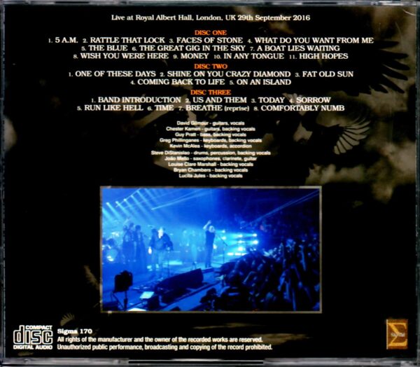 David Gilmour/London,UK 9.29.2016 - Image 2