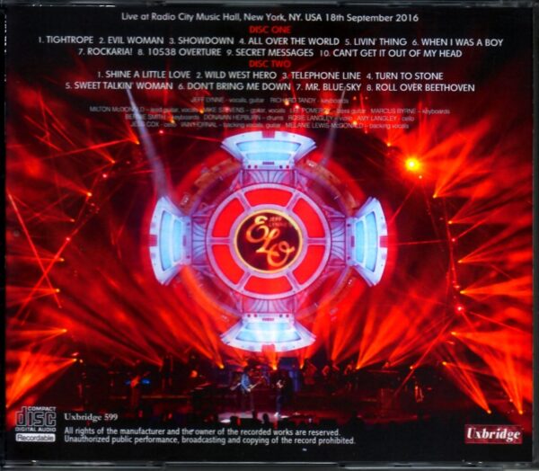 ELO Electric Light Orchestra/NY,USA 2016 - Image 2
