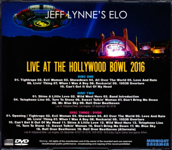ELO Electric Light Orchestra/CA,USA 2016 - Image 2