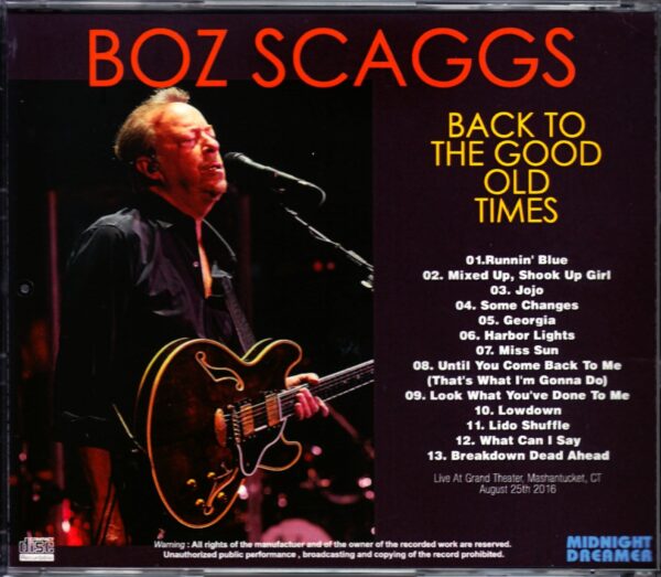 Boz Scaggs/CT,USA 2016 - Image 2