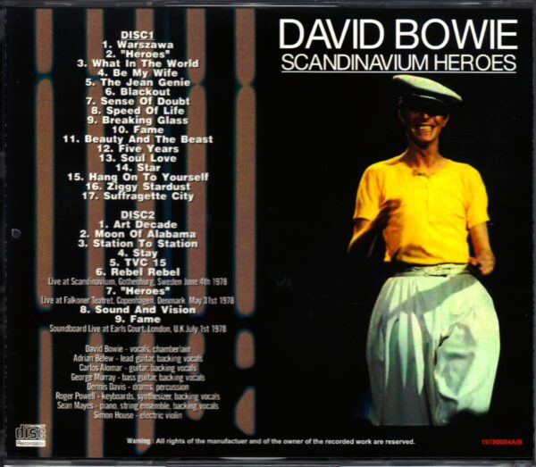 David Bowie/Sweden 1978 & more - Image 2