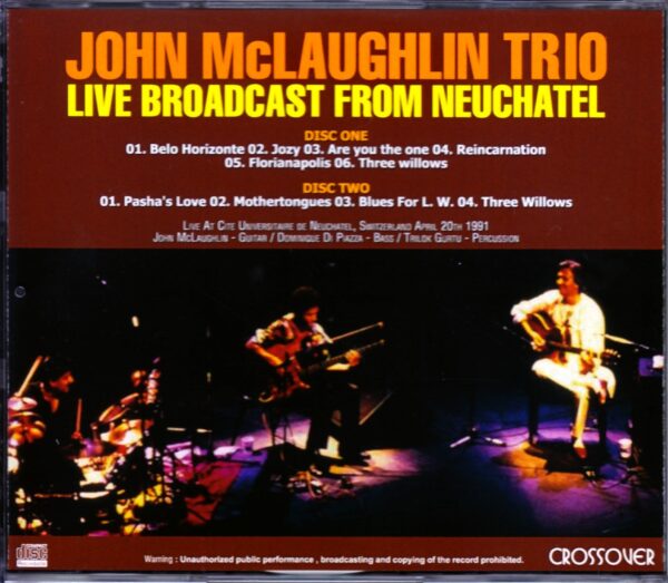 John McLaughlin/Switzerland 1991 - Image 2