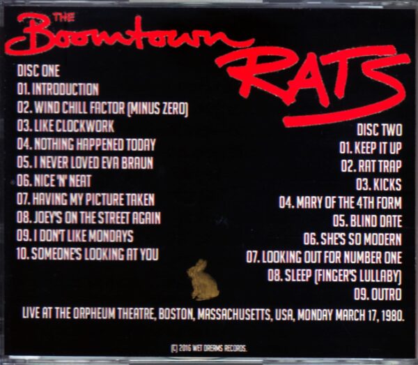 Boomtown Rats/MA,USA 1980 - Image 2