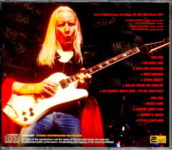 Johnny Winter/CA, USA 1974 - Image 2