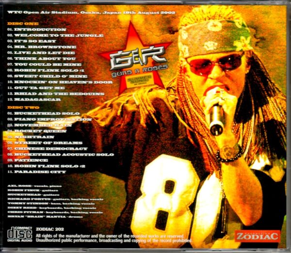 Guns N’ Roses/Osaka, Japan 2002 - Image 2