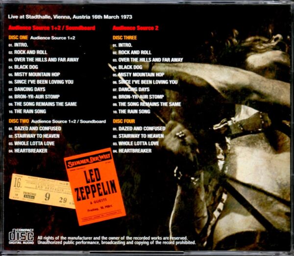 Led Zeppelin/Austria 1973 - Image 2