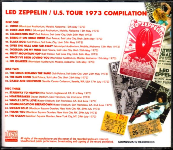 Led Zeppelin/North America Tour SBD Compilation - Image 2