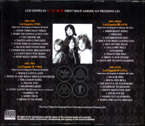 Led Zeppelin/The Four Titles US Pressing LPs - Image 2