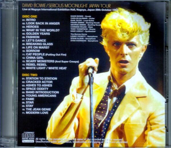 David Bowie/Aichi, Japan 1983 - Image 2