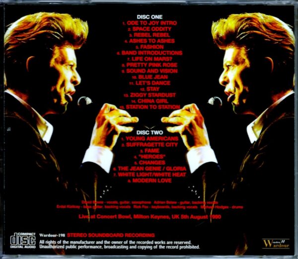 David Bowie/UK 8.5.1990 - Image 2