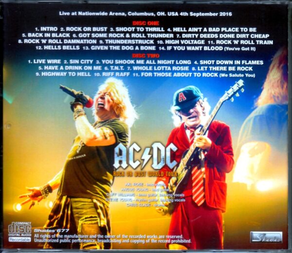 AC/DC,Axl Rose/Ohio,USA 2016 - Image 2