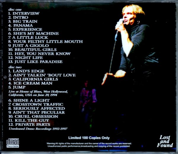 David Lee Roth/CA,USA 1994 & more - Image 2