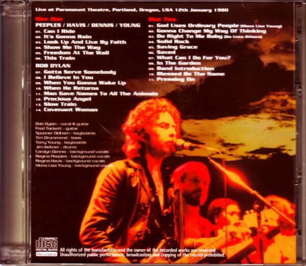 Bob Dylan/OR, USA 1980 - Image 2