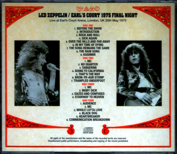 Led Zeppelin/UK 5.25.1975 - Image 2