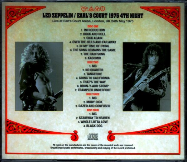 Led Zeppelin/UK 5.24.1975 - Image 2