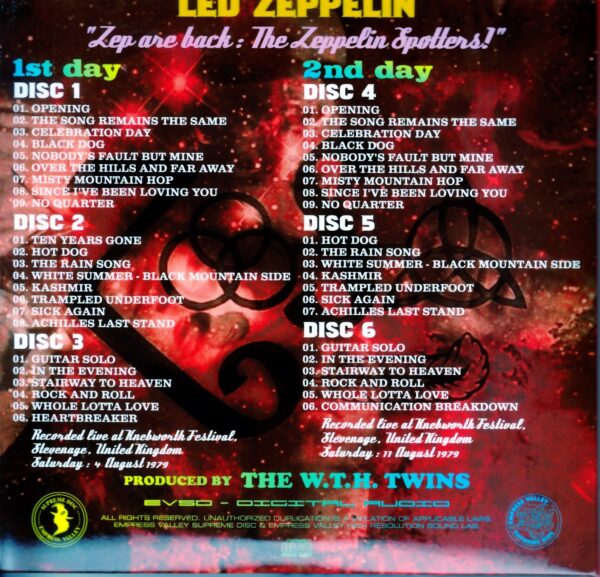 Led Zeppelin/UK 1979 2Days Complete - Image 2