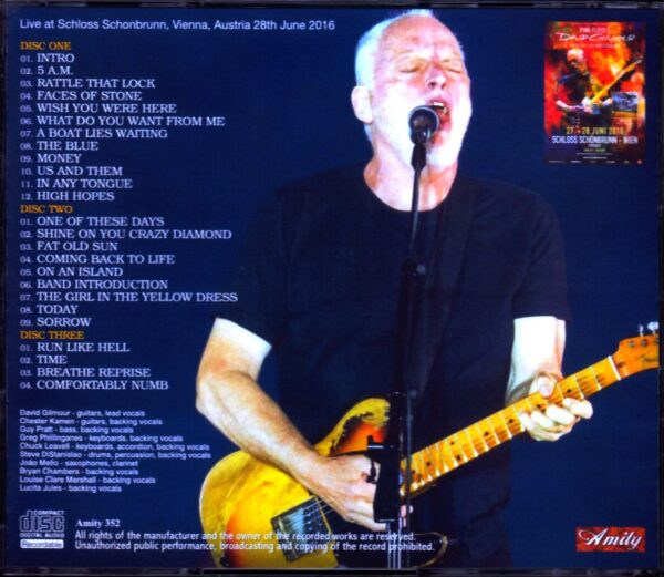 David Gilmour/Austria 6.28.2016 - Image 2