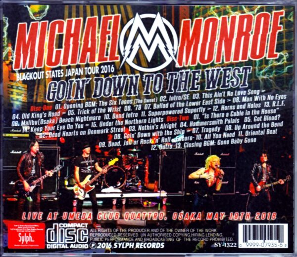 Michael Monroe/Osaka,Japan 2016 - Image 2