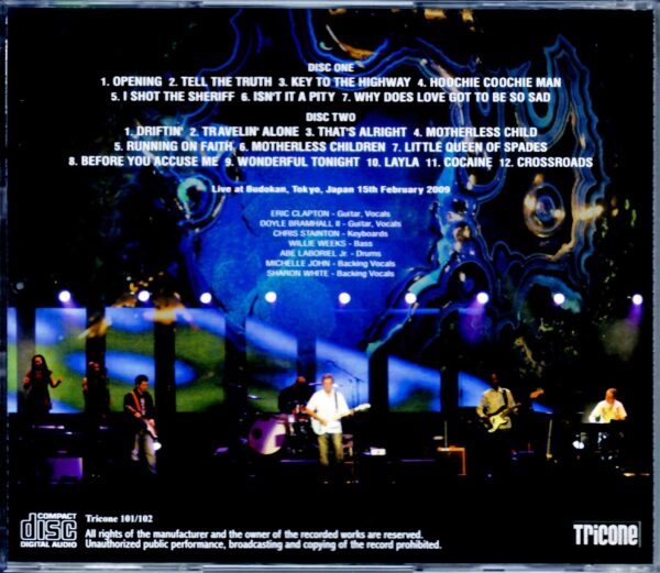 Eric Clapton/Tokyo,Japan 2009 Upgrade - Image 2