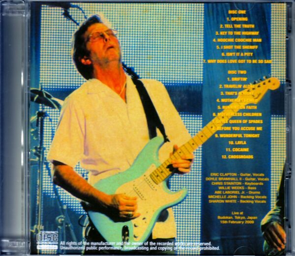Eric Clapton/Tokyo,Japan 2009 Original Master - Image 2
