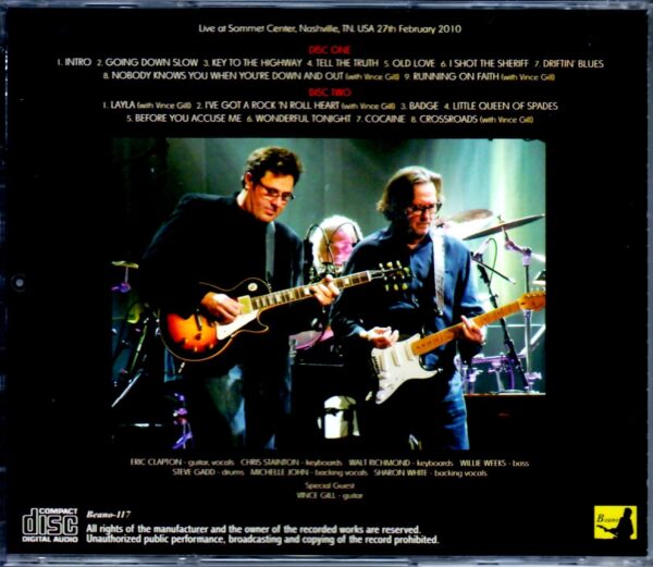 Eric Clapton/Tn,USA 2010 - Image 2