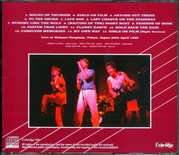 Duran Duran/Tokyo,Japan 1982 - Image 2