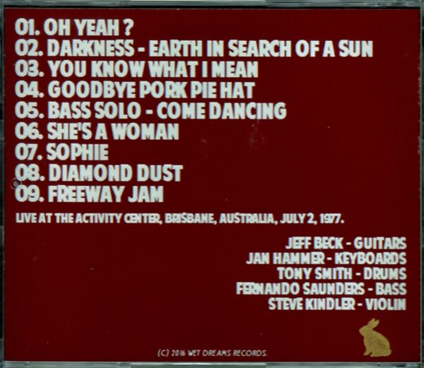 Jeff Beck/Australia 1977 - Image 2
