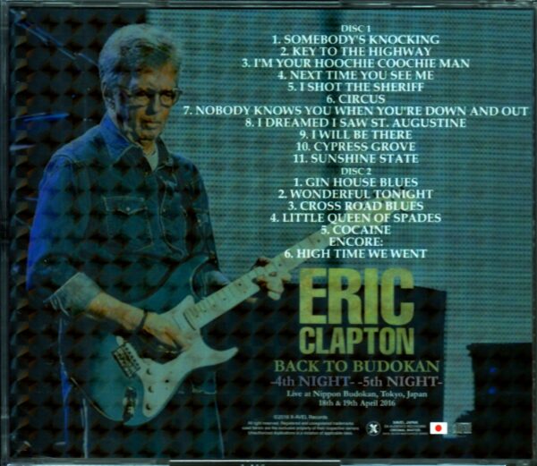 Eric Clapton/Tokyo,Japan 2Days Upgrade - Image 2