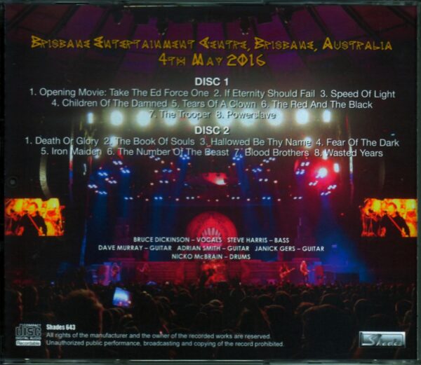 Iron Maiden/Australia 2016 - Image 2
