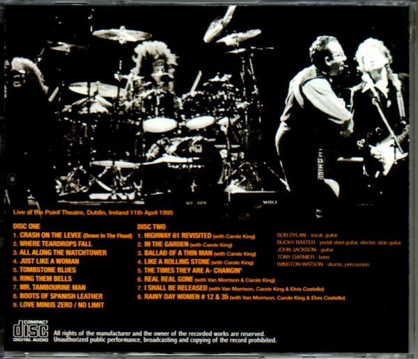 Bob Dylan, Carole King, Van Morrison/Ireland 1995 - Image 2