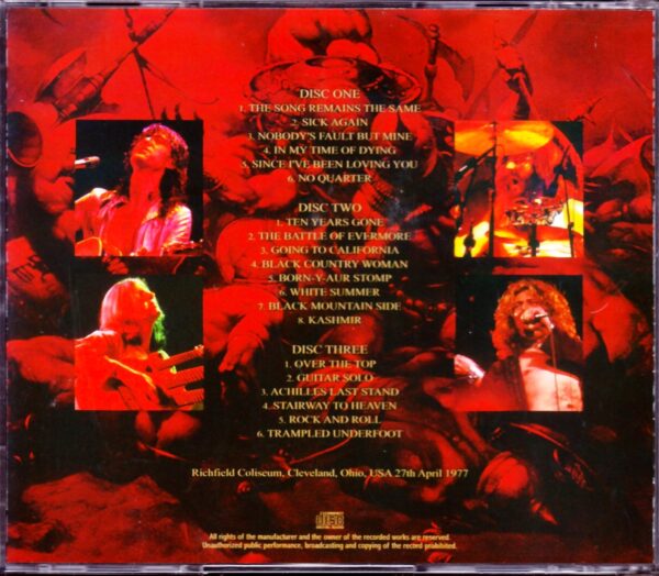 Led Zeppelin/Ohio,USA 1977 First Reels - Image 2