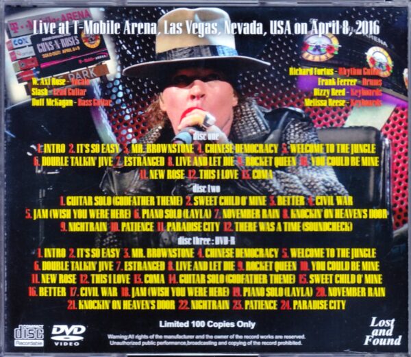 Guns N’ Roses/Nv,USA 4.8.2016 - Image 2