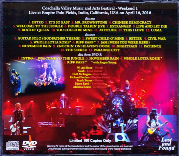 Guns N’ Roses/Ca, USA 2016 - Image 2