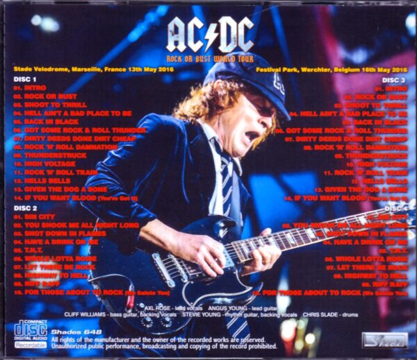 AC/DC France & Belgium 2016 - Image 2
