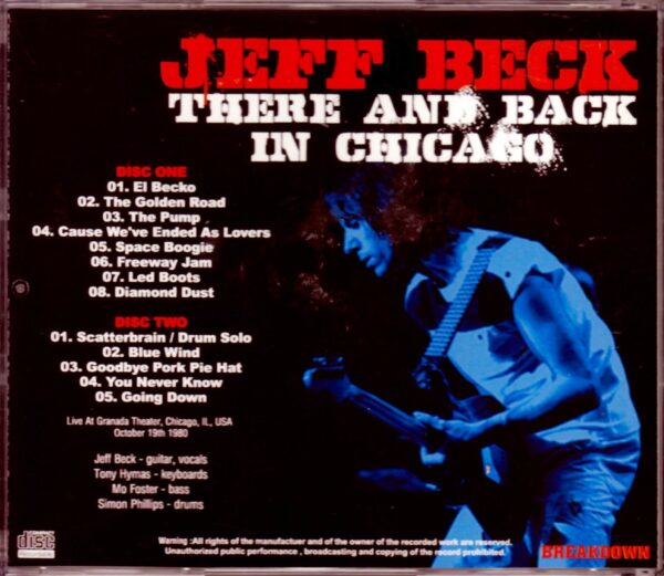 Jeff Beck/Il, USA 1980 - Image 2