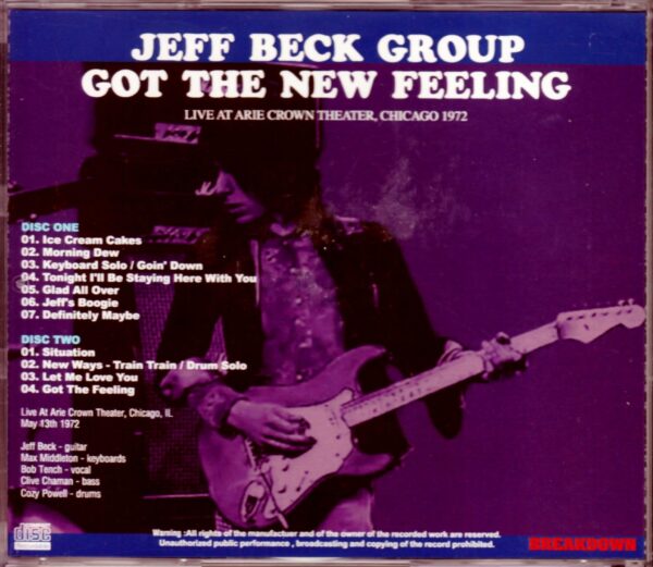Jeff Beck Group/Il,USA 1972 - Image 2
