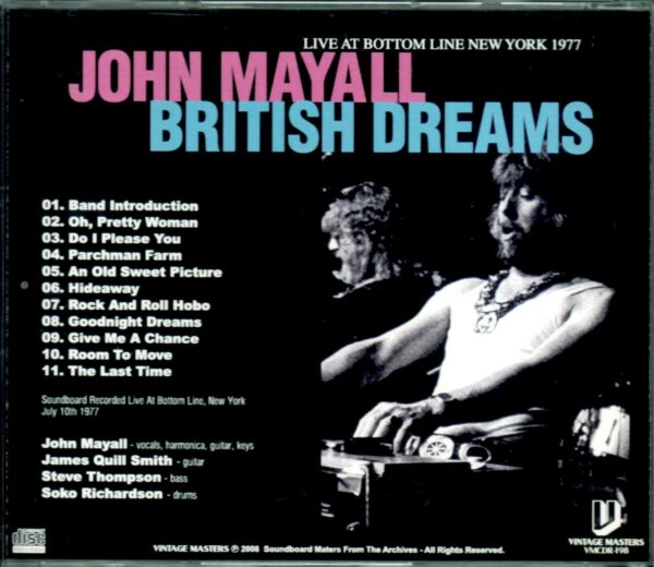 John Mayall/Ny, USA 1977 - Image 2